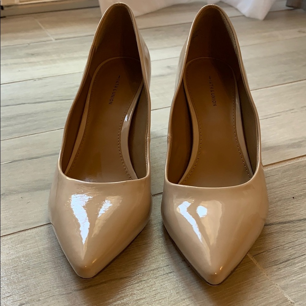 14th & Union nude pumps, women’s 6